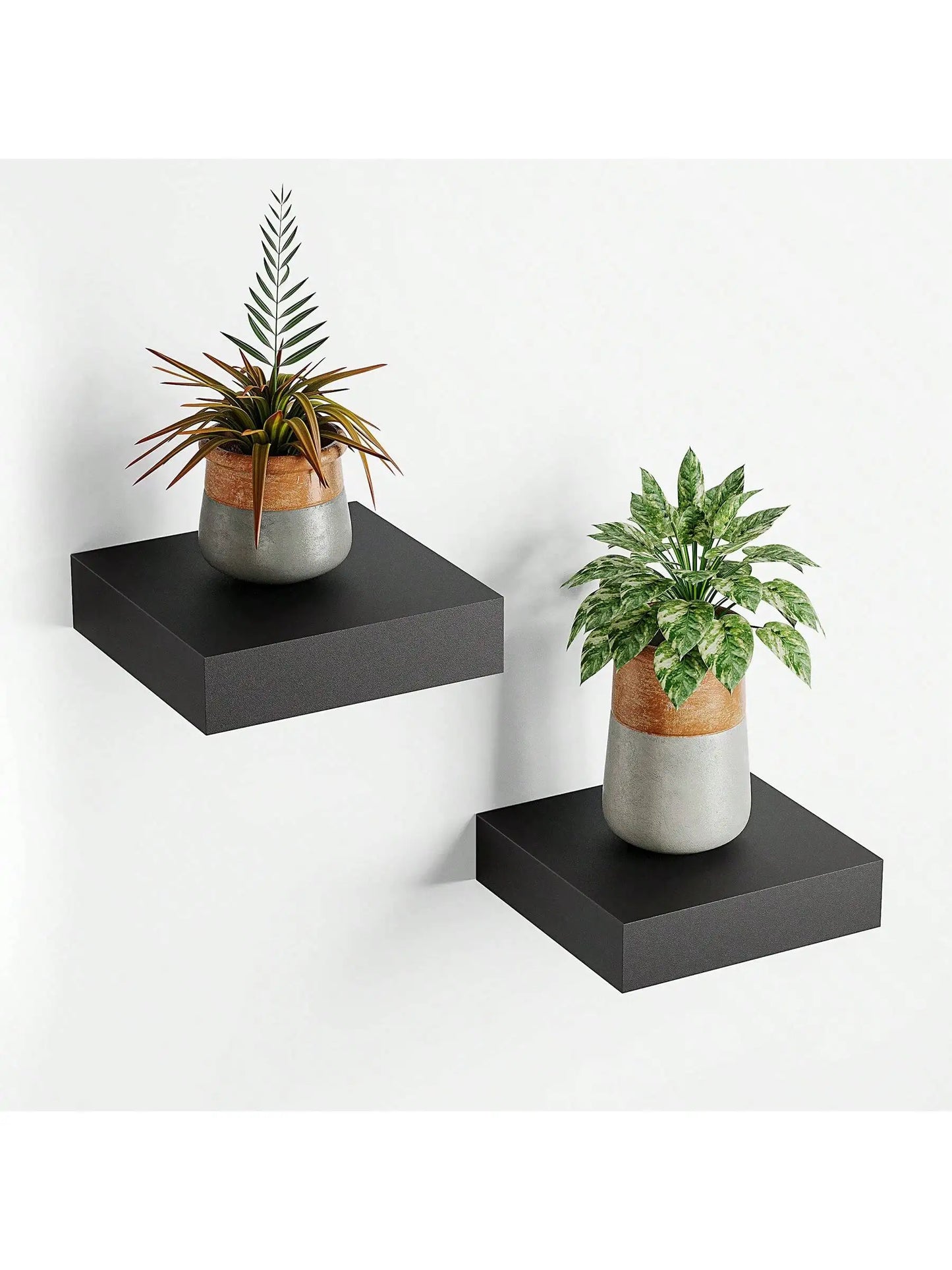 מדף צף מרובע לעיצוב הסלון והבית