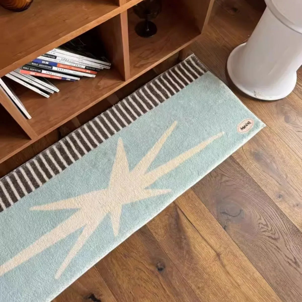 שטיחים דקורטיביים ארוכים בסגנון רטרו לעיצוב הבית נעימים למגע