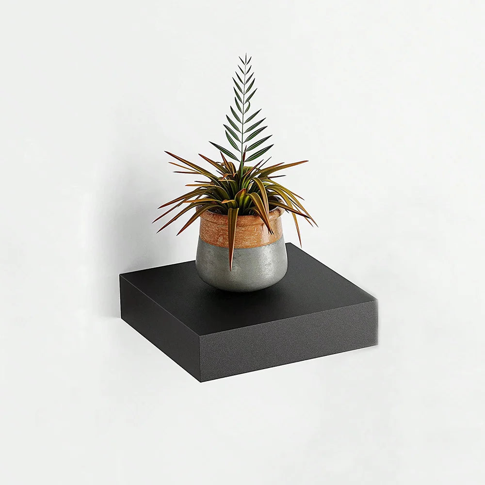 מדף צף מרובע לעיצוב הסלון והבית